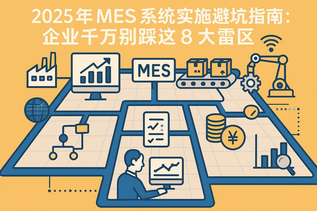 2025 年 MES 系统实施避坑指南：企业千万别踩这 8 大雷区